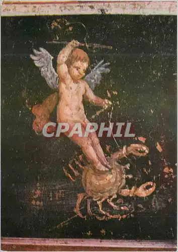 Cartes postales moderne Pompei foulles maison des vetti petit amour qui guide un cranere