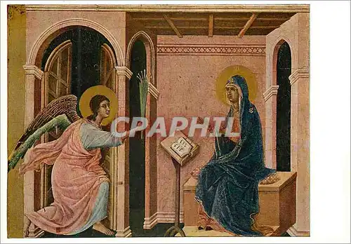 Cartes postales moderne Maesta duccio di buoninsegna lannunciation de la mort a marie