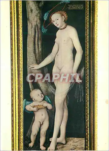 Cartes postales moderne Roma galleria borghese lucas cranach (1427 1553) venus et eros