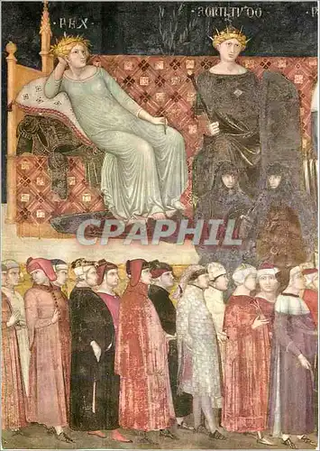 Cartes postales moderne Siena palazzo ambrogio lorenzetti