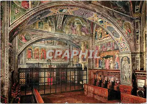 Cartes postales moderne Siena palazzo publico la cappella effrescats da taddeo di bartolo nel 1414