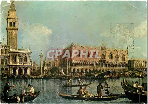 Cartes postales moderne Milano antonio canal dello il canatello 1697 1768 veduta del bacino di s marco
