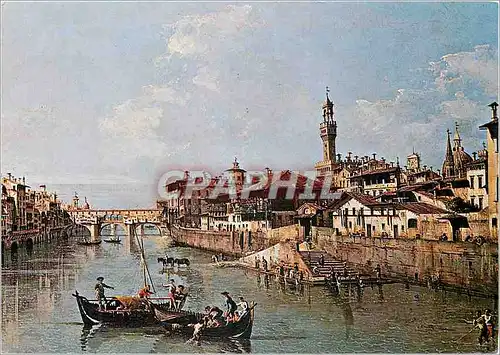 Cartes postales moderne Bellotto firenze l'arno a ponte vecchio