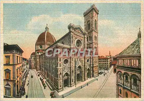 Cartes postales moderne Firenze la cathedrale et la tour de giotto