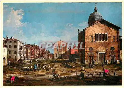 Cartes postales moderne Canaletto saint joseph de castello (coll privee italie)