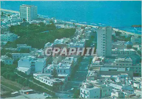 Cartes postales moderne Tunisie sousse avenue bourguiba et plage boujaafar
