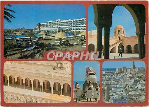 Cartes postales moderne Tunisie sousse et l'hotel el kanta