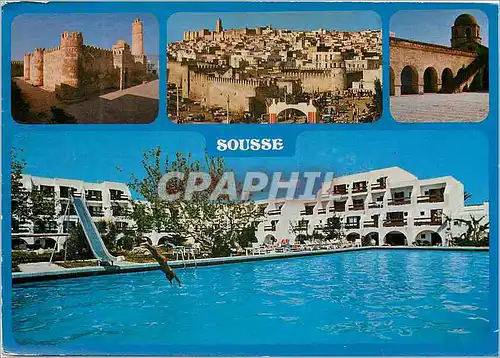 Moderne Karte Sousse (tunisie) et l'hotel salem