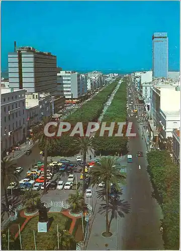 Moderne Karte Tunis avenue habib bourguiba