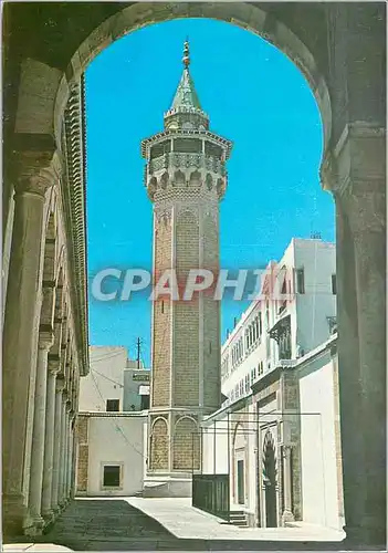 Moderne Karte Tunis mosquee hammouda pacha