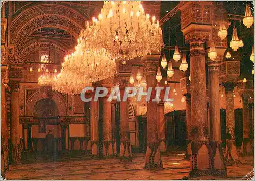 Cartes postales moderne Tunis mosquee de la zitouna vue interieure