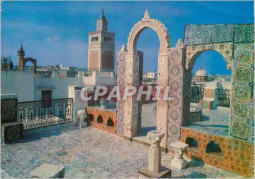 Cartes postales moderne Tunisie av habib bourguiba