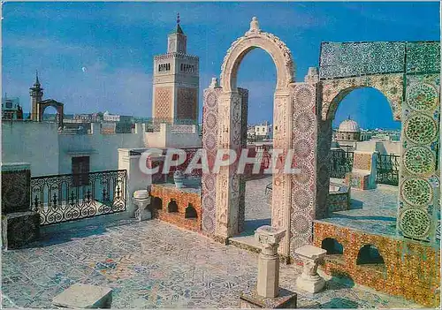 Moderne Karte Tunisie av habib bourguiba