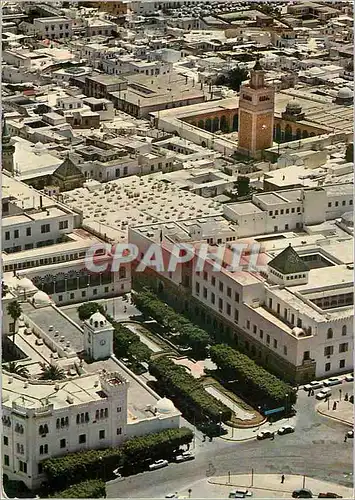 Moderne Karte Tunis place du gouvernement