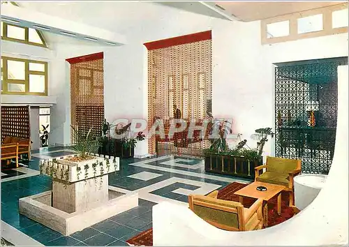 Cartes postales moderne tunisie sidi saad hotel salon