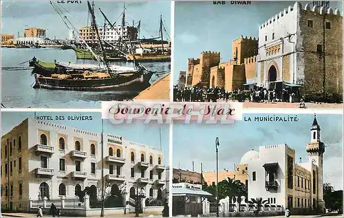 Cartes postales moderne Sfax le port bab diwan hotel des oliviers la municipalite