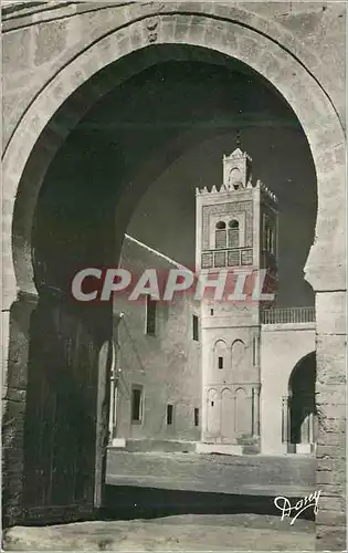 Cartes postales moderne Kairouan (tunisie) porte d'entree de la mosquee du barbler