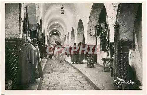 Cartes postales moderne Tunis le souk des etoffes
