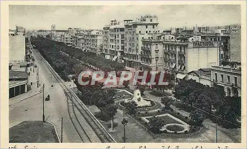 Cartes postales moderne Tunis Perspective de l'Avenue Jules Ferry et l'Avenue de France