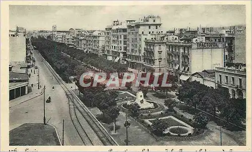 Moderne Karte Tunis Perspective de l'Avenue Jules Ferry et l'Avenue de France