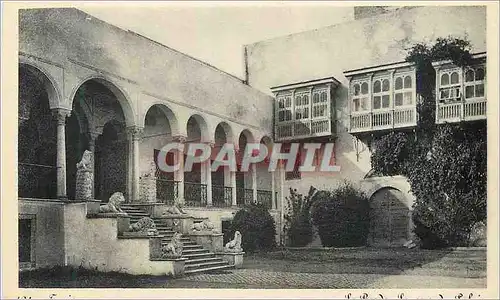 Cartes postales moderne Tunis Le Bardo La cour du Palais