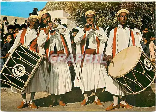 Moderne Karte Jerba groupe folklorique