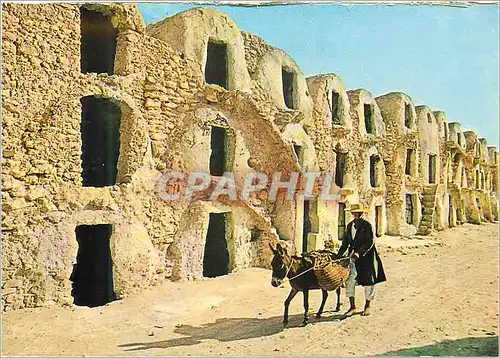 Moderne Karte Les ghorfas de medenine