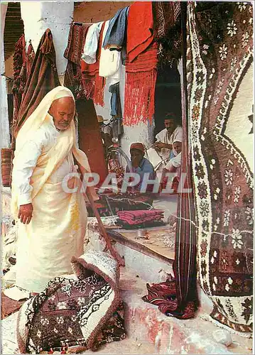 Cartes postales moderne Au marche de medenine