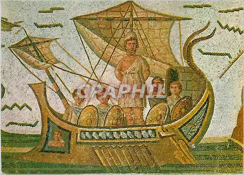 Cartes postales moderne Ulysse mosaique du musee du bardo kahia 2 rue de marseille tunis