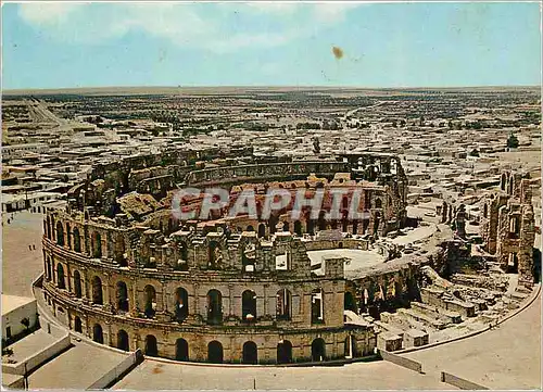 Moderne Karte El djem l'amphitheatre romain