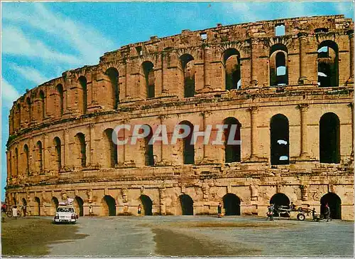 Moderne Karte El djem amphitheatre romain