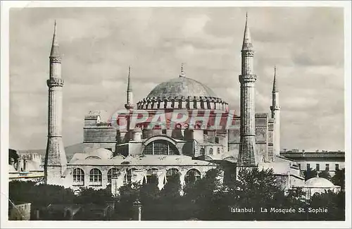 Cartes postales Instanbul la mosquee st sophie