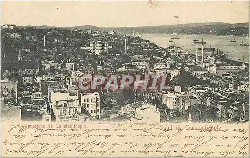 Cartes postales Panorama du Constantinople