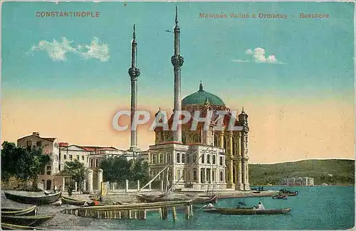 Cartes postales Constantinople mosquee vallee a ortakeuy bosphore
