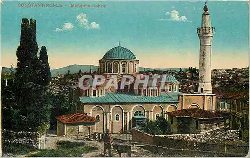 Cartes postales Constantinople mosquee kahrie