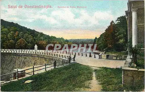 Cartes postales Constantinople aqueduc du sultan