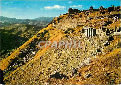 Cartes postales moderne Turkey bergame les ruines du theatre