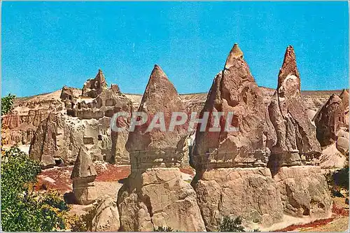Cartes postales moderne Turkey nevsehir les chemines de fee et des refuges des premiers chretiens ruinees par l'erozion