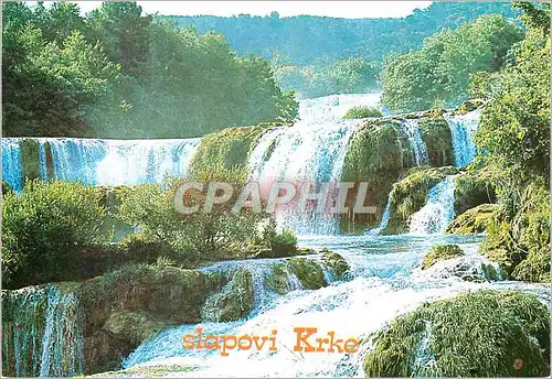 Cartes postales moderne Slapovi krke les chutes de la krka