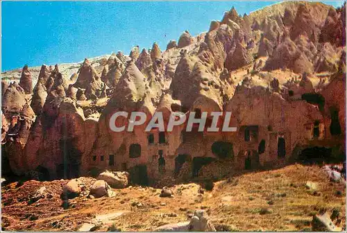 Cartes postales moderne Turkey aydin avonos les cheminee de fer et des refuges du premiers chretiens chretiens