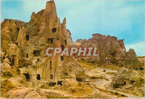 Moderne Karte Turkey Nevsehir The first Christian's refuges