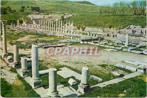 Cartes postales moderne Turkey Bergama Pergame Aesculapium vue generale