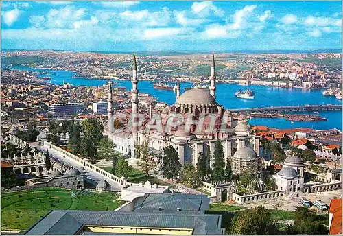 Cartes postales moderne Istanbul Turkey Le Minaret de Soliman le Manifique et la Corne d'Or