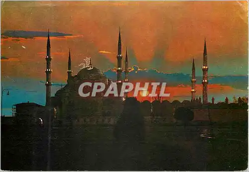 Moderne Karte Istanbul Turkey Sultan Ahmer Camii