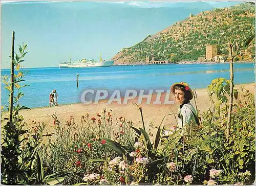 Cartes postales moderne Turkey Alanya Forteresse et debarcadere