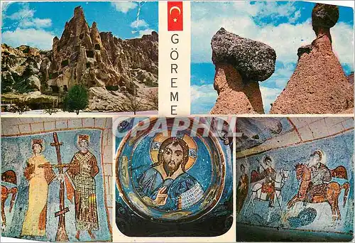 Cartes postales moderne Goreme Turkey Goreme from the city