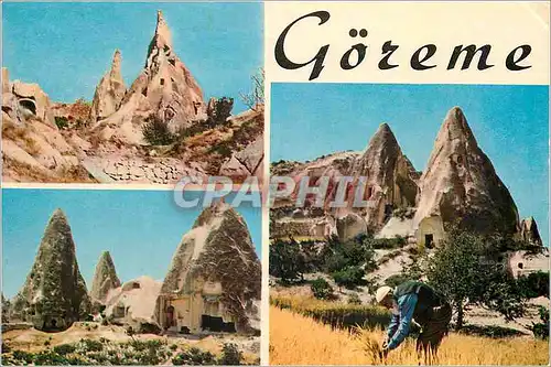 Moderne Karte Goreme Turkey Pyramide