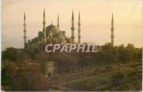 Moderne Karte Istanbul Turkey Sultant Ahmet Camii