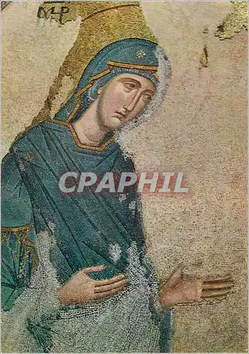 Moderne Karte Istanbul Turkey mosaic from Khora Museum