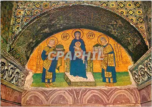 Cartes postales moderne Istanbul Turkey The Byzantin mosaic from the South